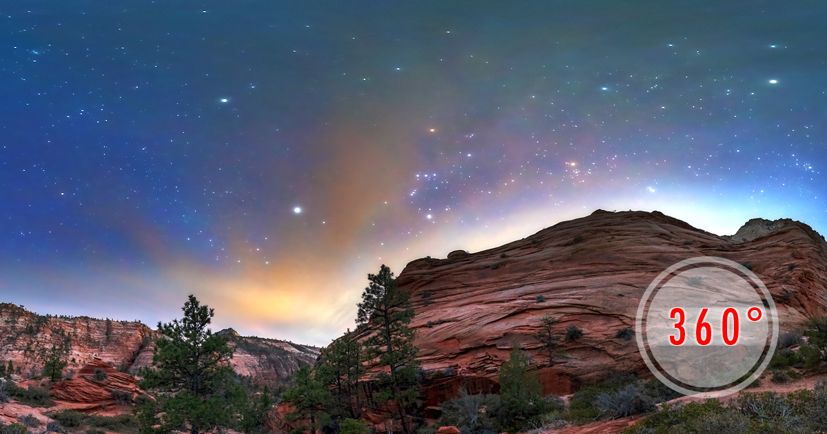 Zion National Park At Night